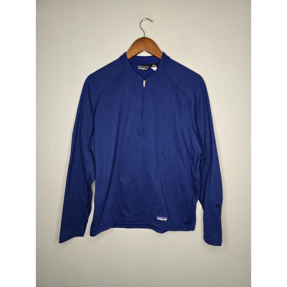 Vintage Patagonia Sweatshirt Top Mens Medium 1/4 Zip Pullover Thermal R5 M